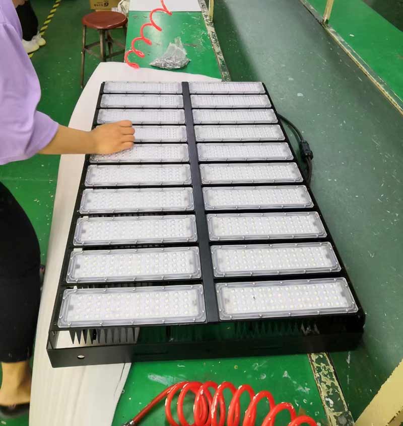 Brightest Ce Rohs 1000W Stadium High Mast LED Flood Light