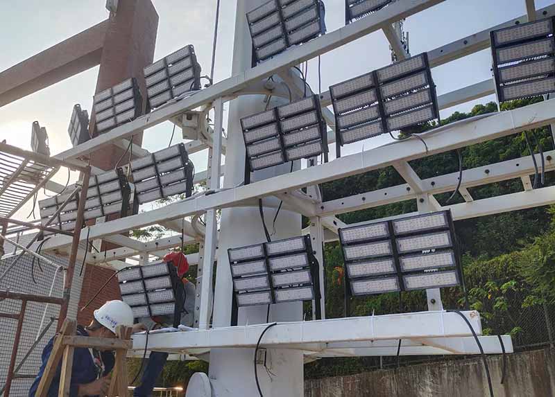 highway high mast led flood light